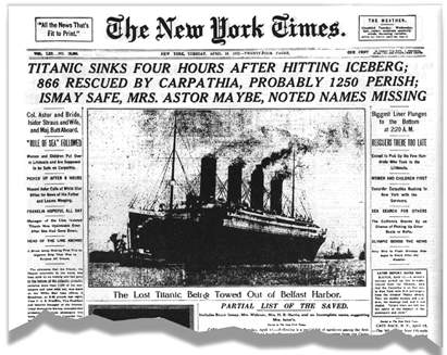 What are some facts about the history of the Titanic?