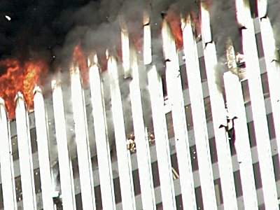 Victims jumping from the World Trade Center